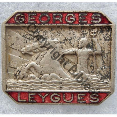 LEYGUES  CROISEUR GEORGES LEYGUES 1936.59  COURTOIS PARIS Bol Dos lisse irreg Src.entame PV20Eur 